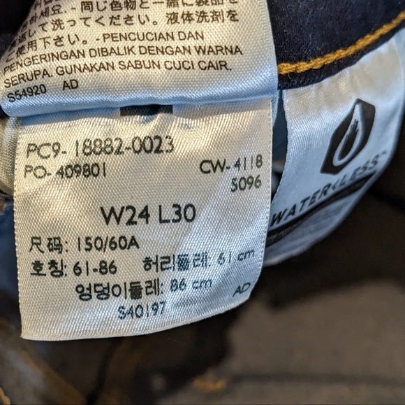 Levi's 721 High Rise Skinny Size 24 Dark Wash - Picture 4 of 10